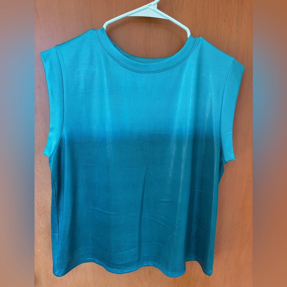 Porridge Teal Ombre Women's Top